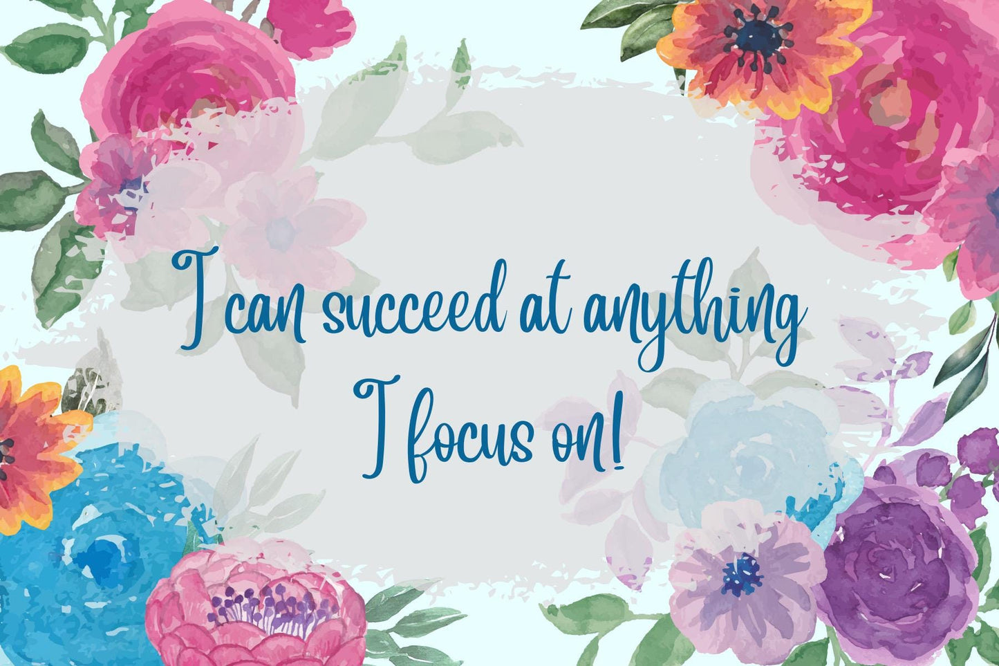 30 Positive Affirmation Beautiful Floral; Inspirational Cards of Affirmations to Empower, Encourage, Strengthen and Uplift; Great Gift