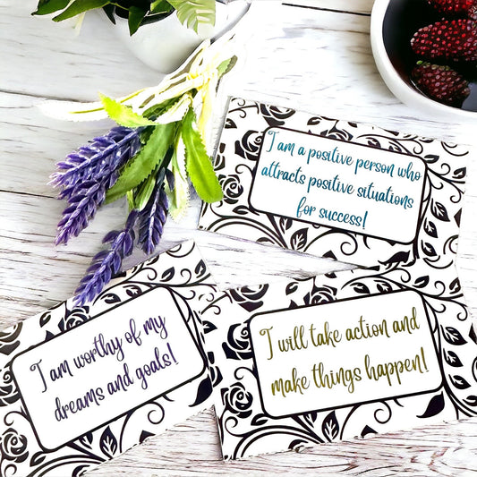 30 Positive Affirmation Cards; Inspirational Cards of Affirmations to Empower, Encourage, Strengthen and Uplift; Great Gift any Occasion