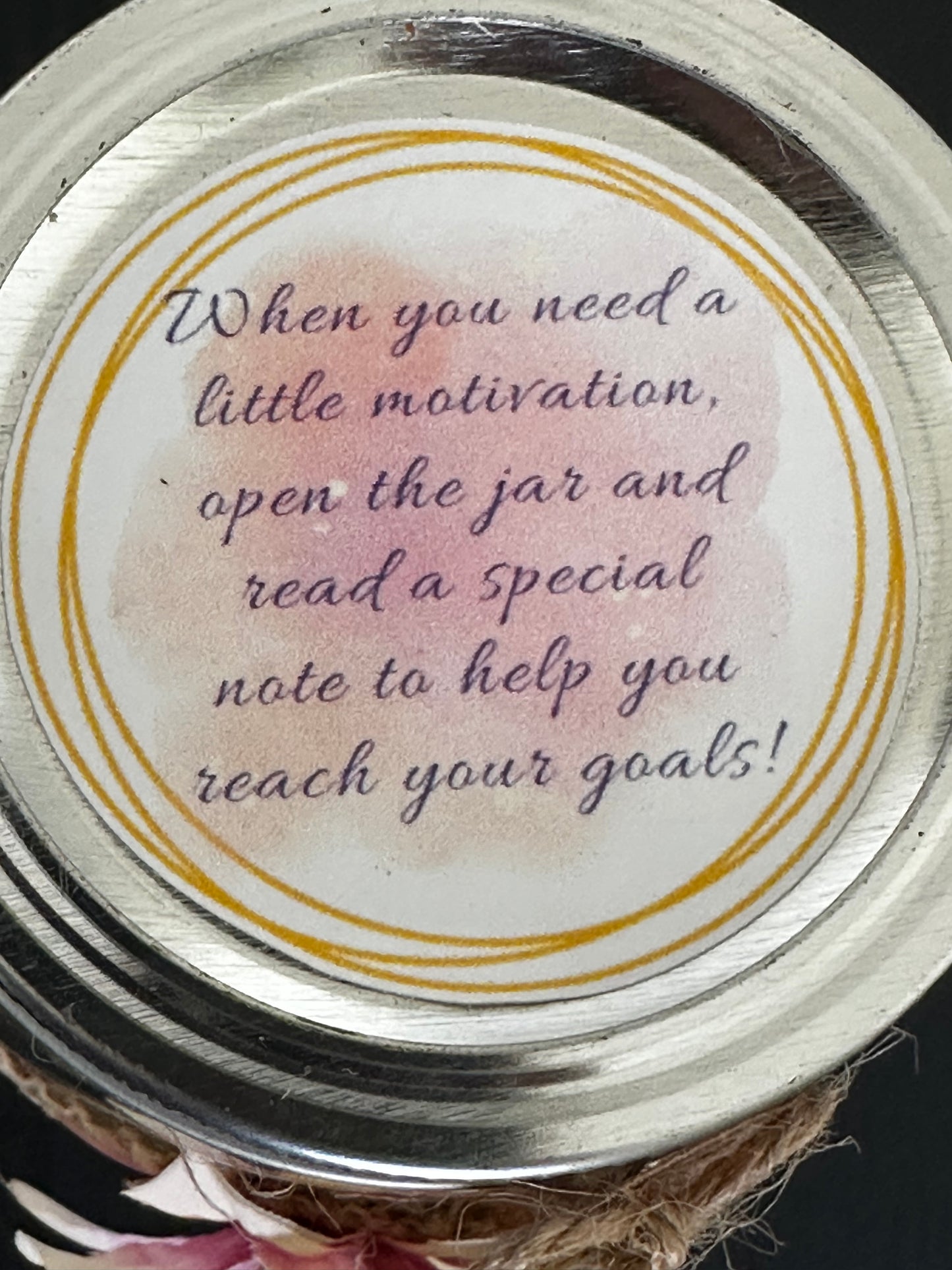 Motivational Messages in Glass Jar - Free Personalization